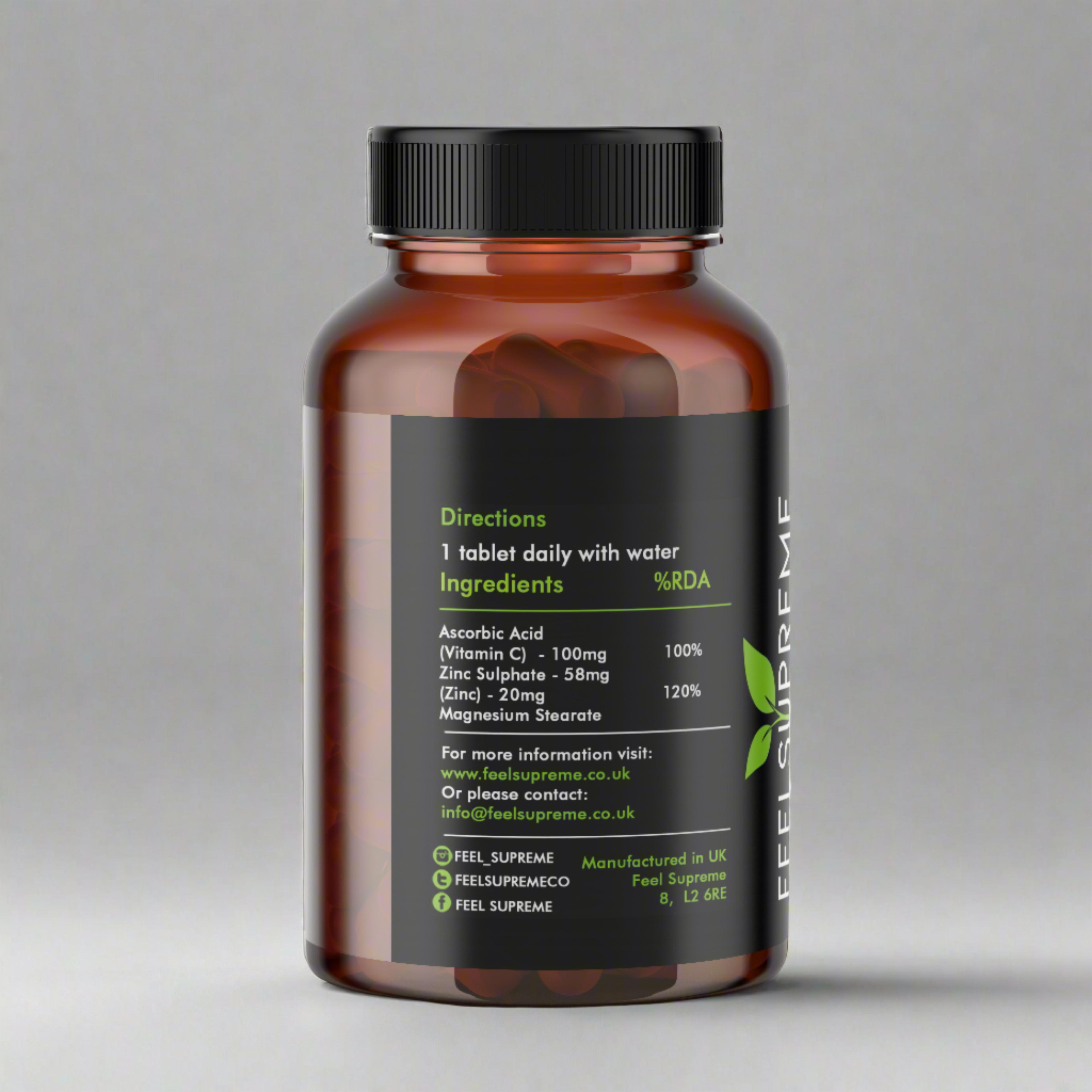 Zinc with Vitamin C | Immunity Support Supplement