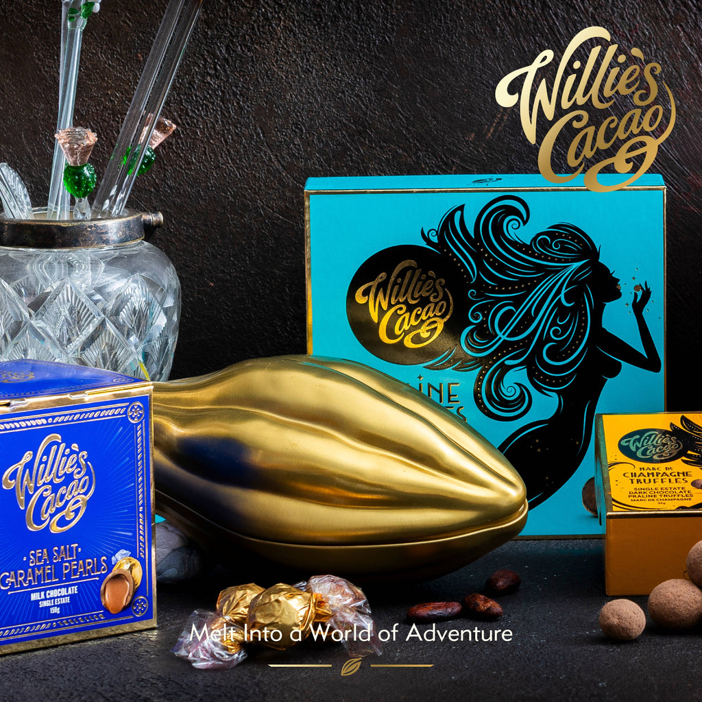 Milk Chocolate Praline Truffles w Sea Salt. 16 truffles 110g