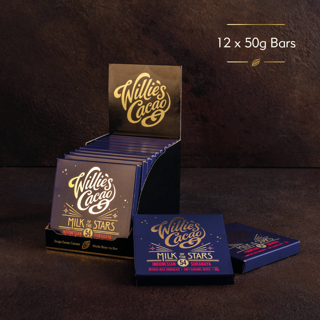Milk of the Stars. Surabaya 54% milk chocolate. 50g bar