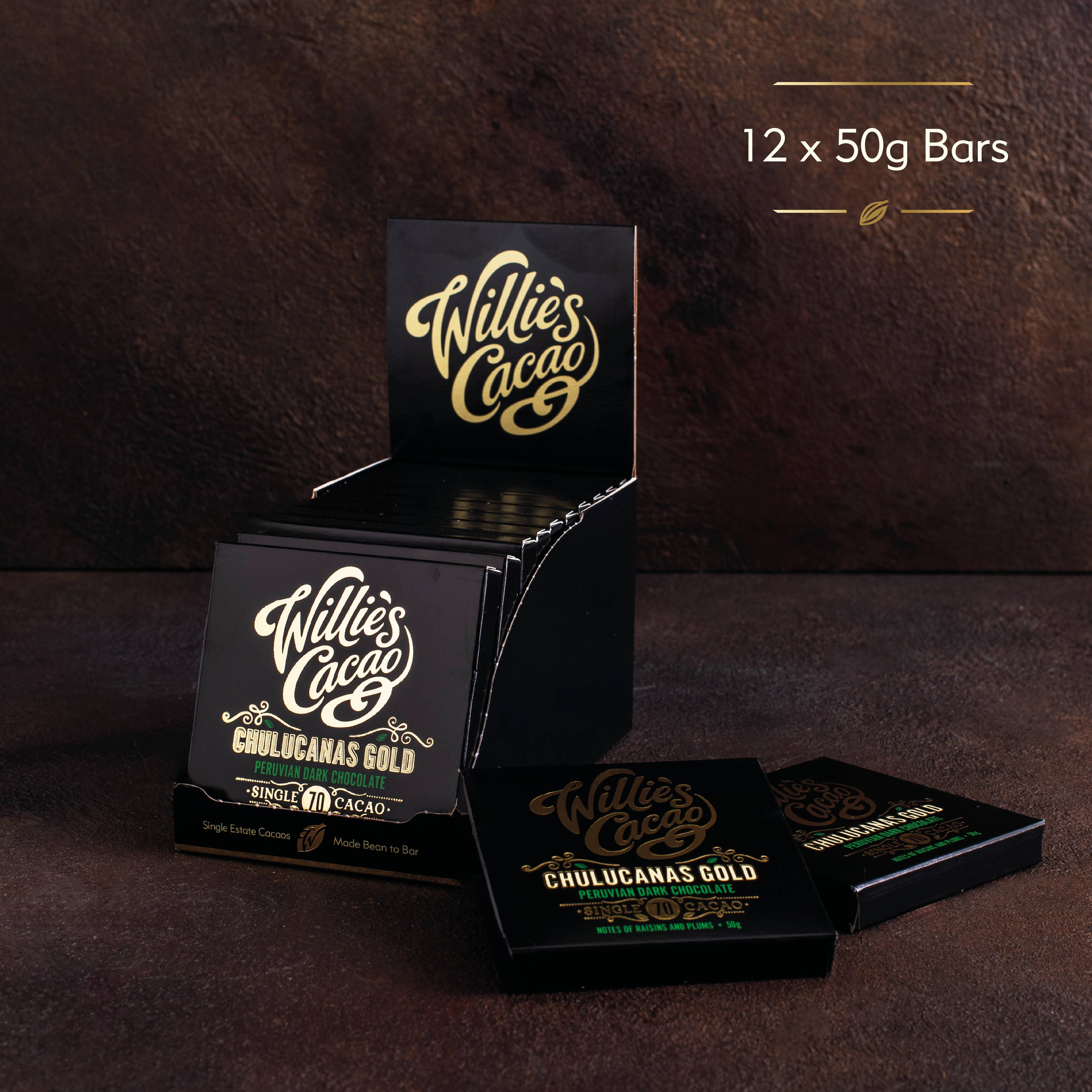 Chulucanas 70% dark chocolate. Raisin notes. Vegan. 50g bar