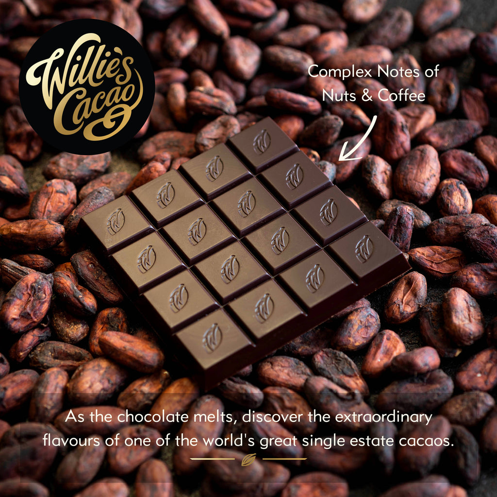 Rio Caribe 72% dark chocolate. Nutty notes. Vegan. 50g bar