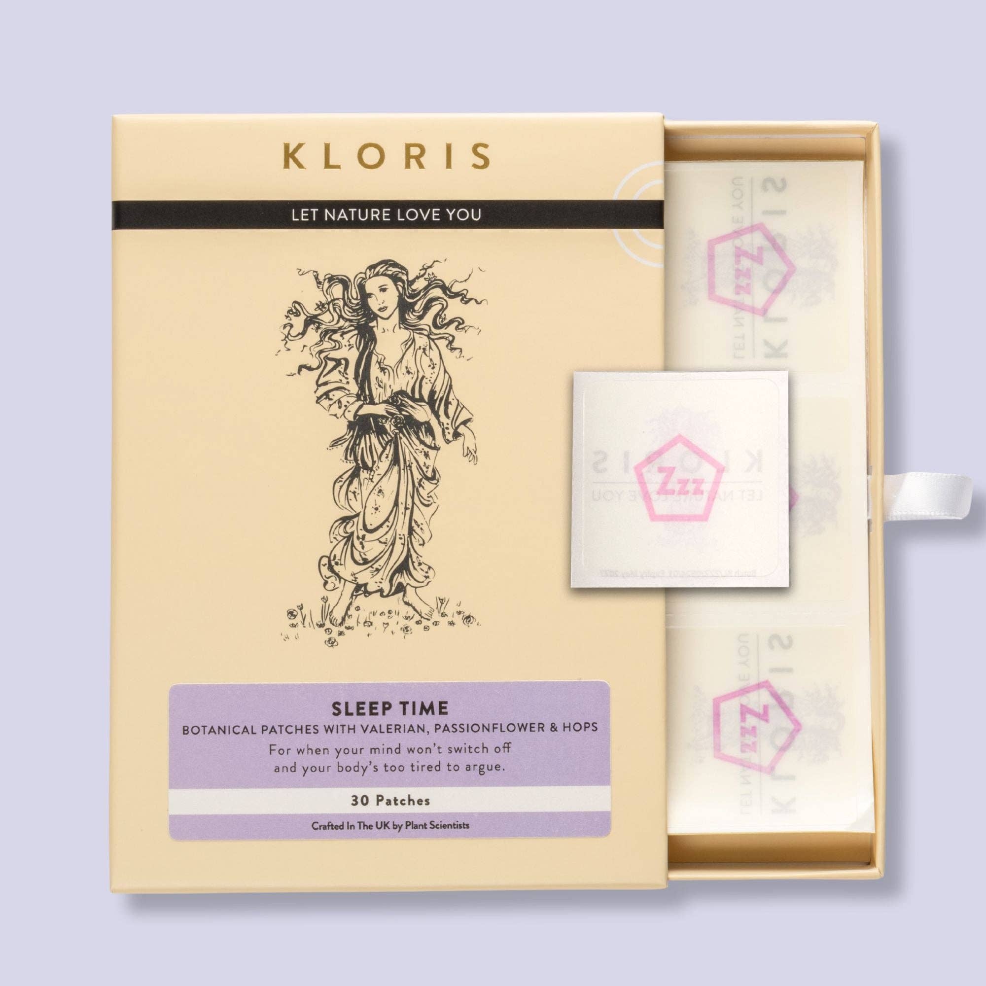Natural Sleep Patches with Valerian, Hops & Passionflower