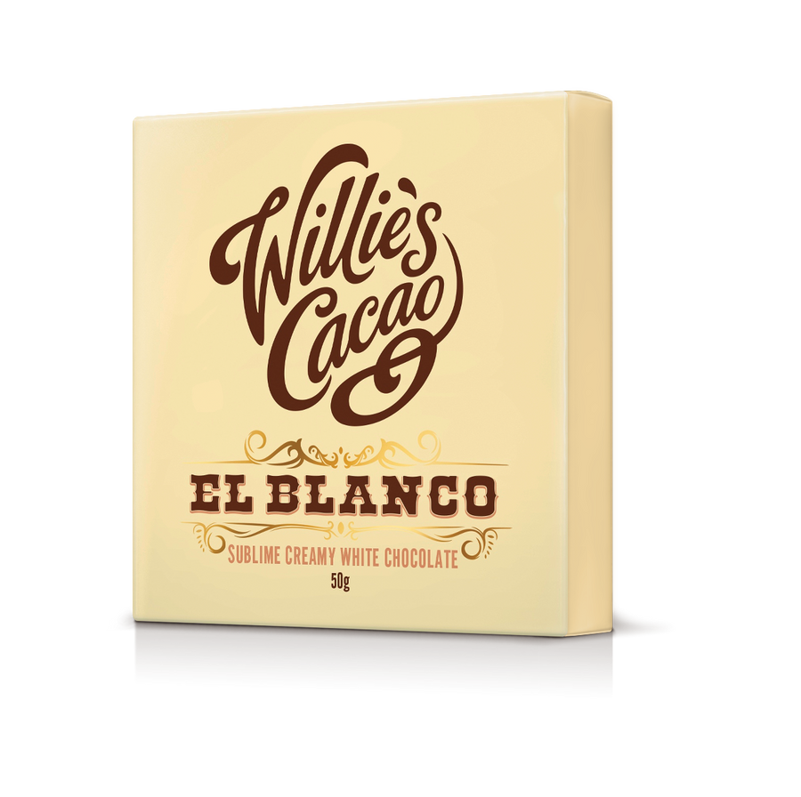 El Blanco. Creamy white chocolate. 50g bar