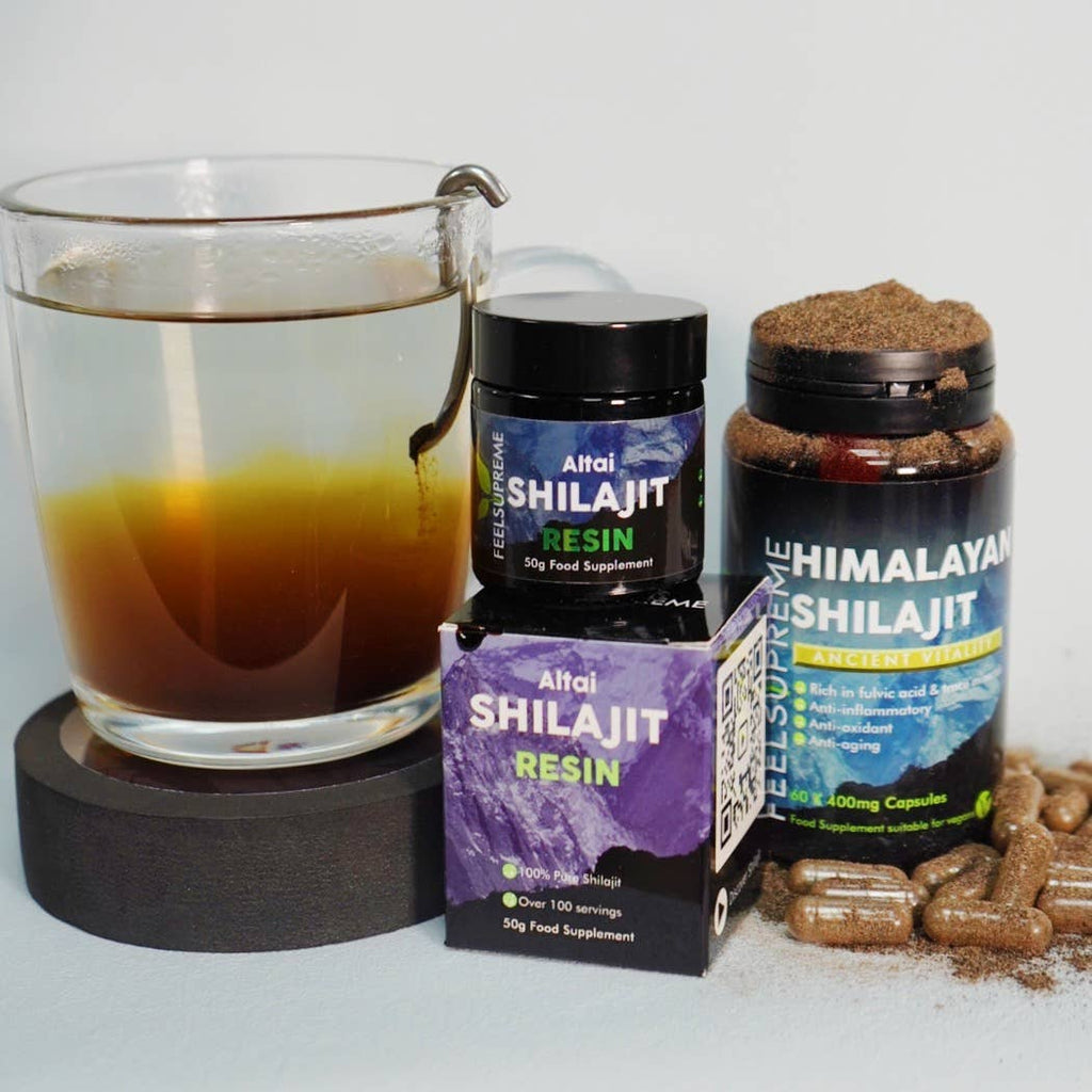 Premium Altai Shilajit Resin 50g | Over 85% Fulvic Acid