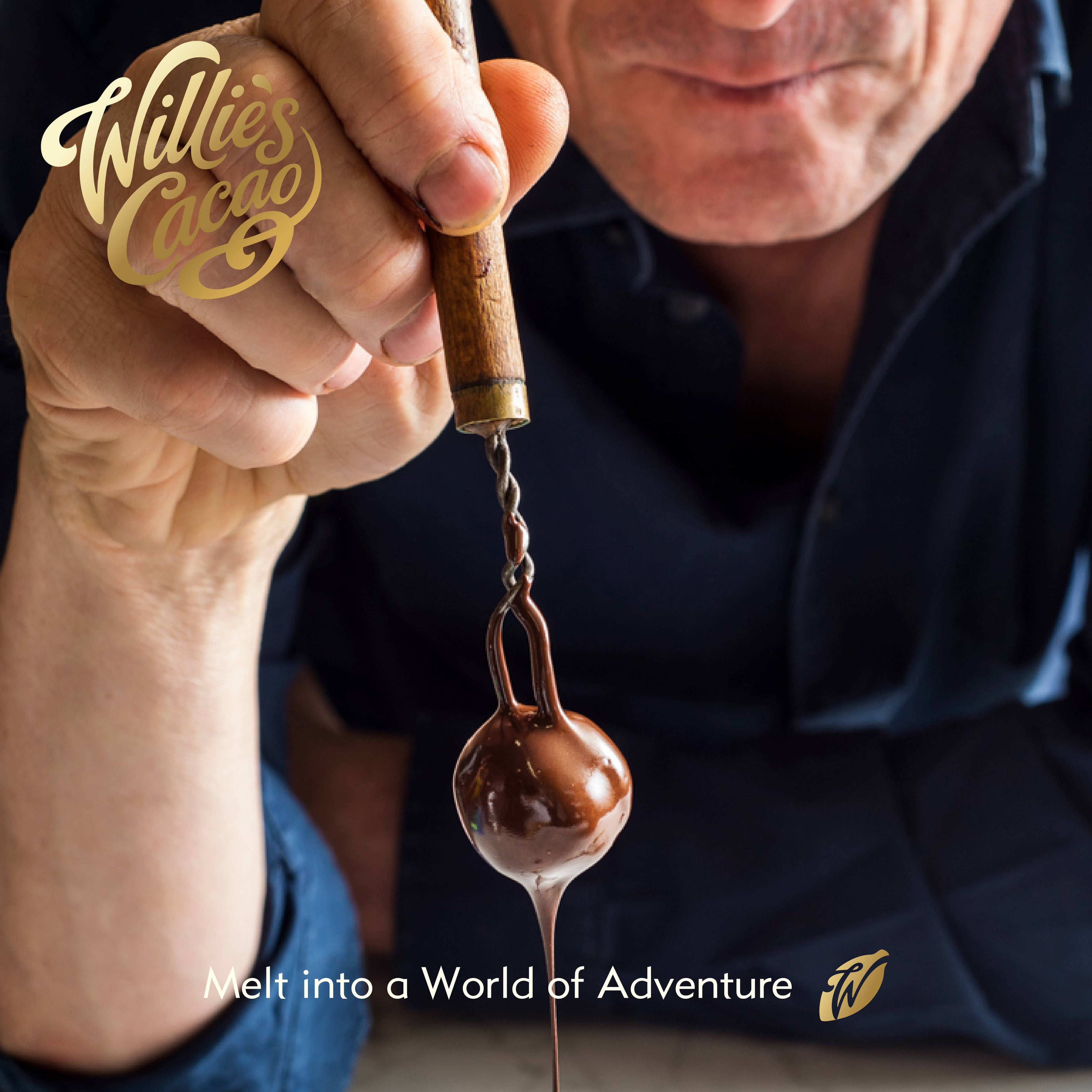 Milk Chocolate Praline Truffles w Sea Salt. 16 truffles 110g